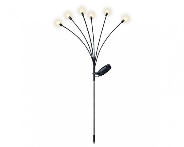 LED Solar Stabbeleuchtung 6 Lichter 70 cm