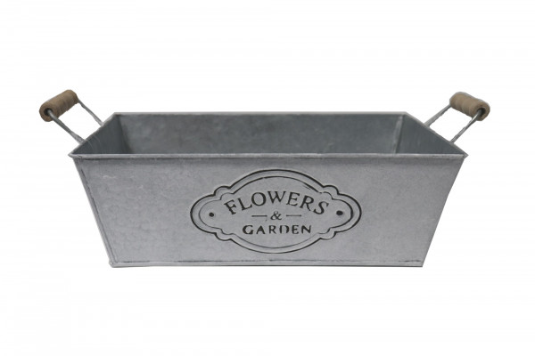 Schale Flower&Garden L30cm B20cm H10cm weiß