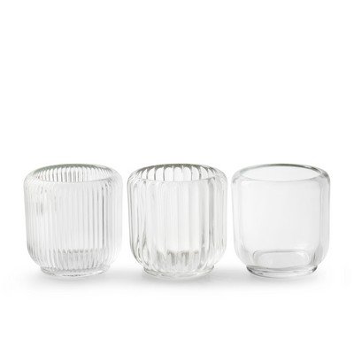 Teelichtglas Clement 3 Modelle Ø 8,5 cm