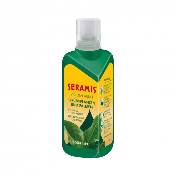 SERAMIS® Vitalnahrung für Grünpflanzen &amp; Palmen 500 ml