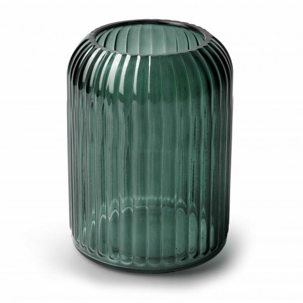 Vase Striped gerillt 16,5 cm