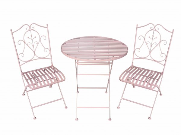 Garten/Bistroset Paris Tisch und 2 Stühle 71/93 cm