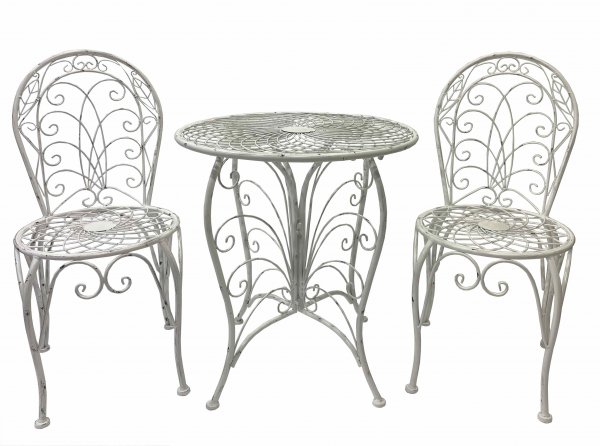 Garten/Bistroset Rom Tisch und 2 Stühle 60/86 cm