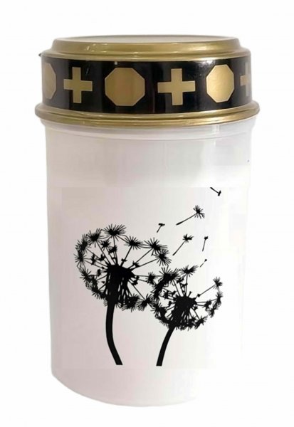 LED Grablicht Pusteblume 12,5 cm