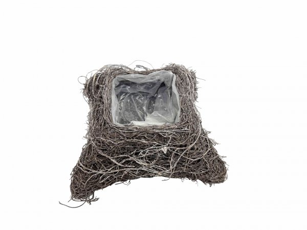 Rattan-Schale Kissen eckig 20 cm