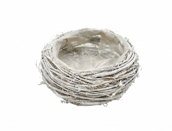 Rattan-Pflanzschale rund Ø 25 cm