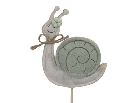 Stecker Filz-Schnecke 9 cm VE 6 St