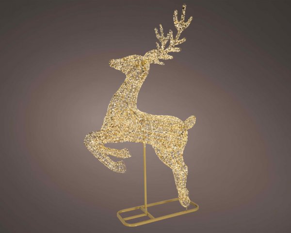 Micro-LED Rentier auf Ständer 8300 Lichter 286 cm
