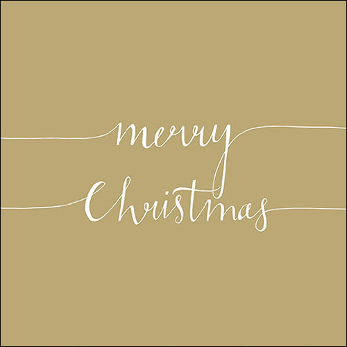 Serviette Merry Christmas VE Set à 20 St