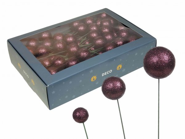 Stecker Kugel 3-fach sortiert Ø 2/3/4 cm VE 100 St