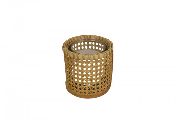 Rattan-Laterne Ø 14,5 cm