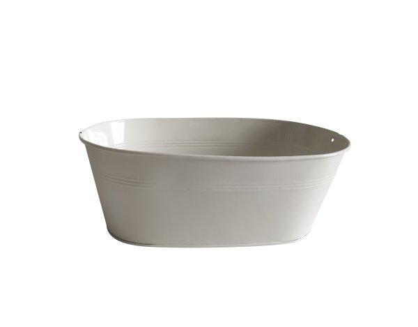 Metalljardiniere konisch 24 cm