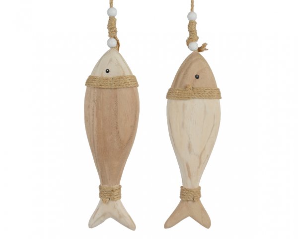 Fisch 2 Modelle mit Aufhängung 40 cm
