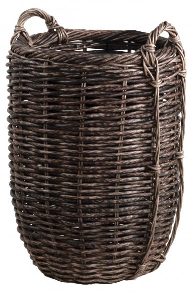 Rattan-Hochkorb mit 2 Griffen 57 cm