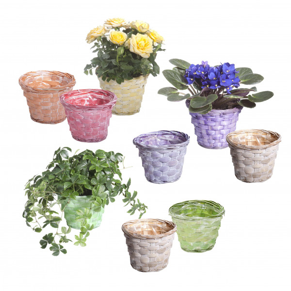 Bambus-Korb eckig L12cm