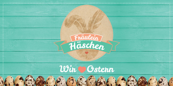 Deckenbanner - Fräulein Häschen