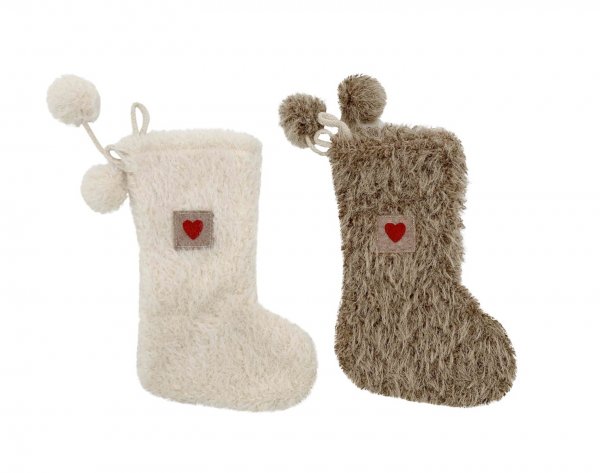 Nikolaus-Strumpf 2-farbig sortiert 28 cm VE 2 St