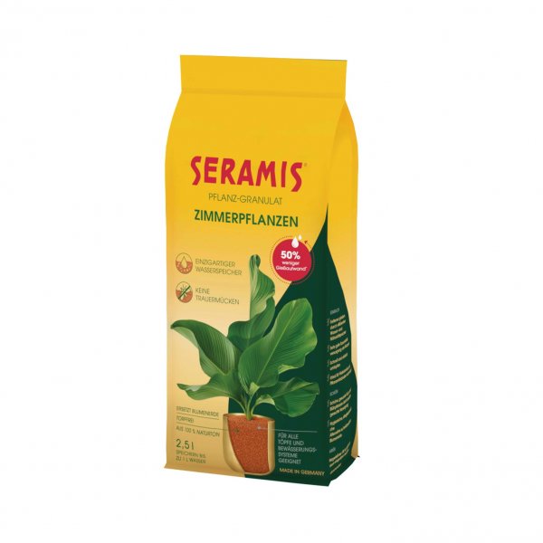 SERAMIS® Pflanz-Granulat für Zimmerpflanzen 2,5 L