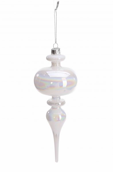 Glas Tropfen hängend 21 cm VE 4 St