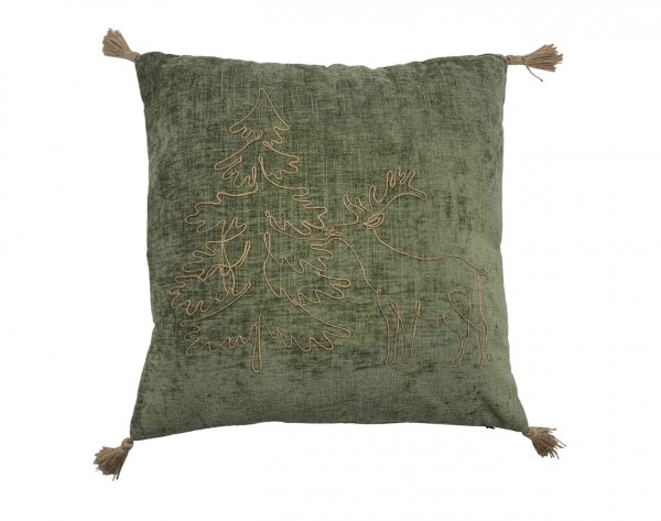 Kissen mit Quasten 45 cm