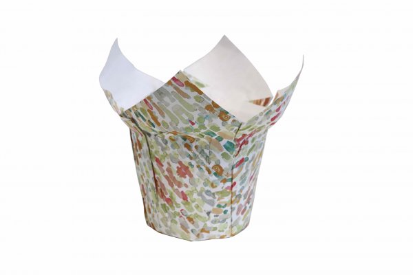 Papiertopf Multi Color Ø 12 cm VE 12 St