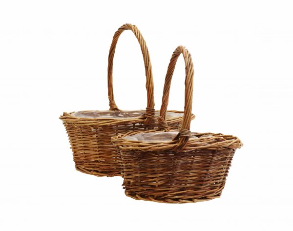 Erntekorb oval 2er Set