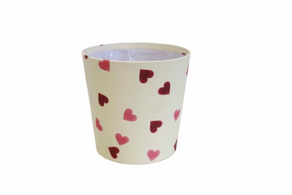 Papiertopf Herzen rund Ø 13 cm VE 6 St