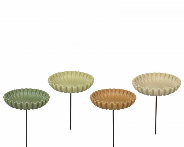 Vogelfutterstelle Blüte am Stab 56 cm