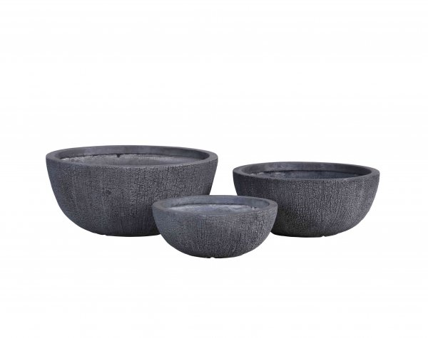 Pflanzschalen rund Ø 29/36,5/43 cm 3er Set