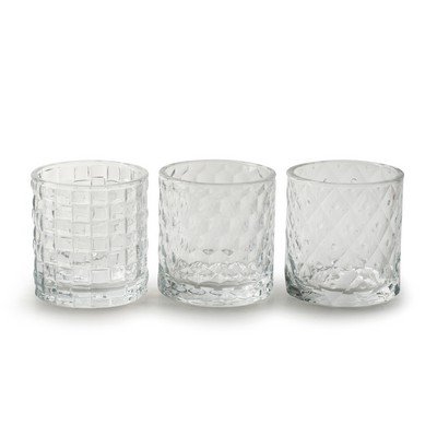 Teelichtglas Seasons 3 Modelle 7,5 cm