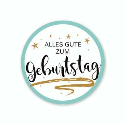 Etiketten Alles Gute zum Geburtstag VE 100 St