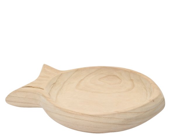 Holzteller Fisch 41 cm
