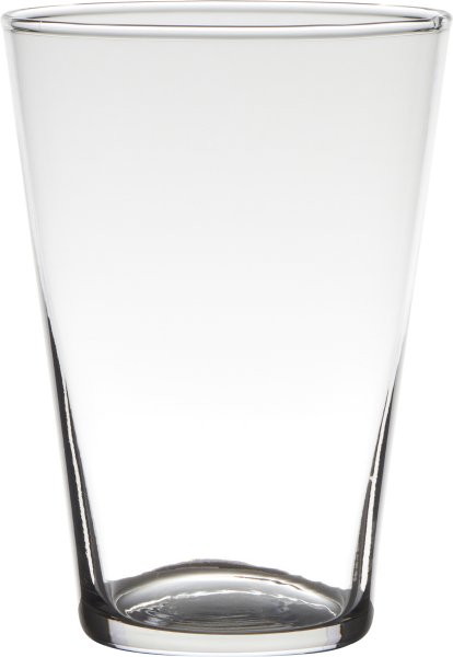 Glasvase konisch 20 cm