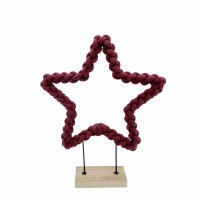 Stern Papierkordel auf Fuß Ø 26 cm Stern Papierkordel auf Fuß Ø 26 cm