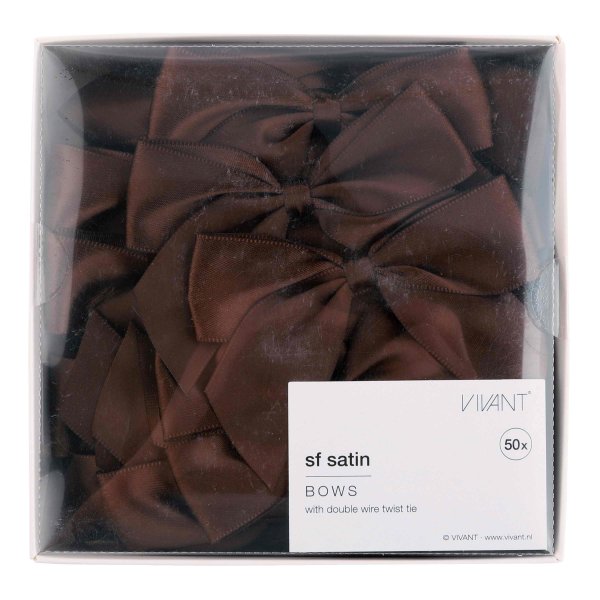 Satin-Schleife 8 cm VE 50 St