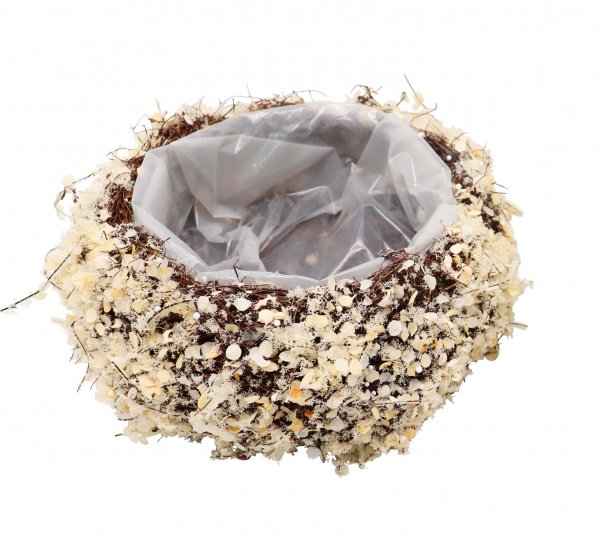 Korb Miniblättchen rund Ø 25 cm