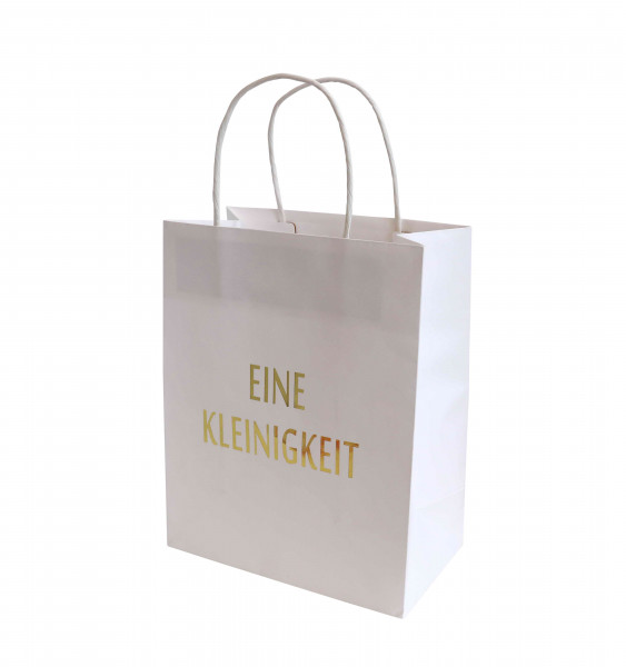 Papier-Tragetasche Eine Kleinigkeit 24,5/34,5 cm VE 12 St