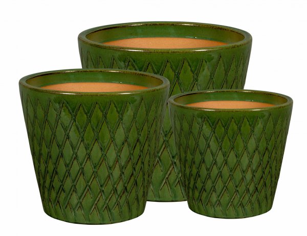 Pflanzgefäß Trento Ø 33,5/26,5/21,5/15 cm 3er Set