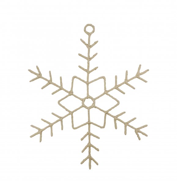 Schneeflocke mit Aufhängung Ø 36 cm