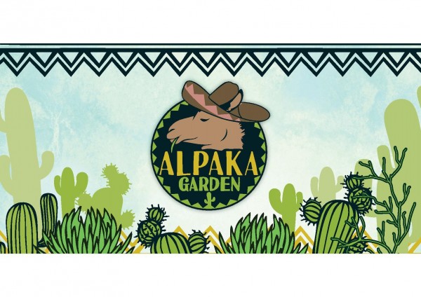 Deckenbanner - Alpaka Garden