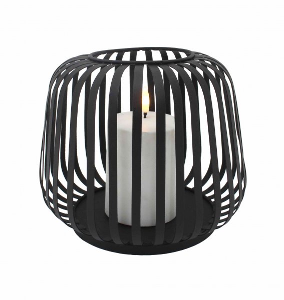 Laterne Cottage mit Solar Kerze Ø 40 cm