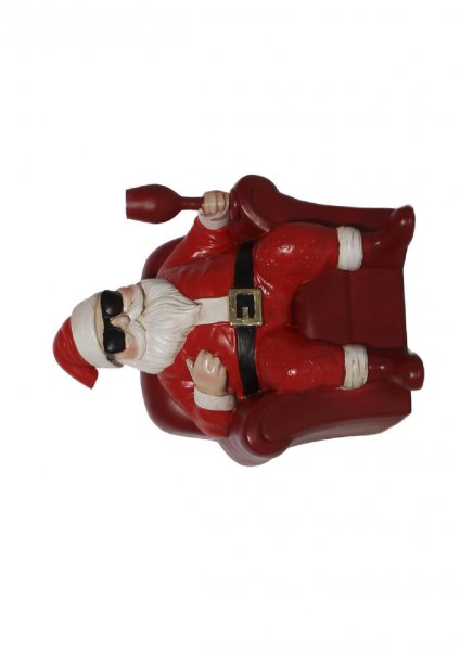 Weihnachtsmann im Sessel 18,5 cm