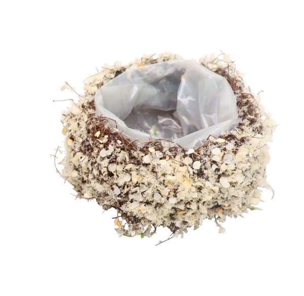 Korb Miniblättchen rund Ø 20 cm