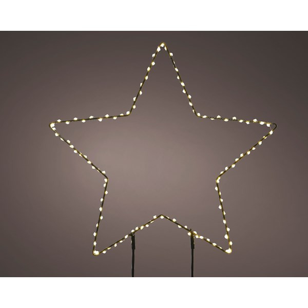 LED Micro Stern am Stab 180 Lichter 60 cm