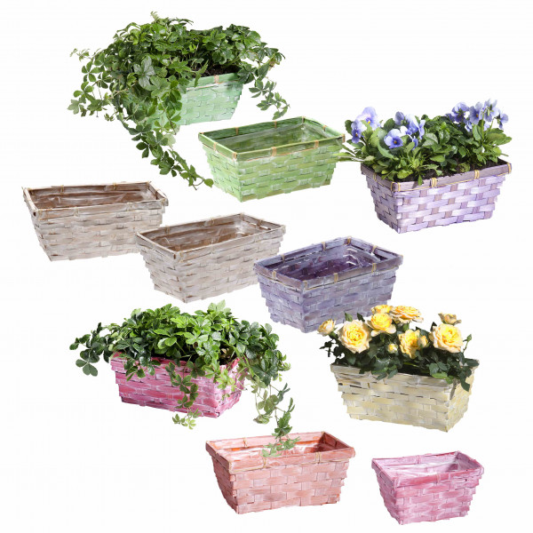 Bambus-Jardiniere L25 cm