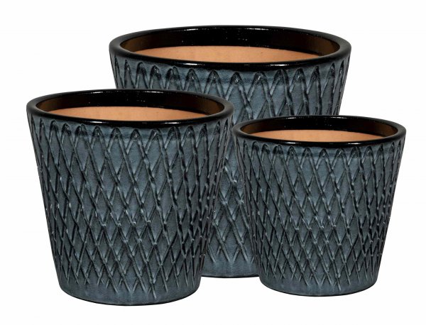Pflanzgefäß Trento Ø 33,5/26,5/21,5/15 cm 3er Set