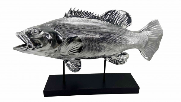 Deko Fisch auf Fuß 82 cm