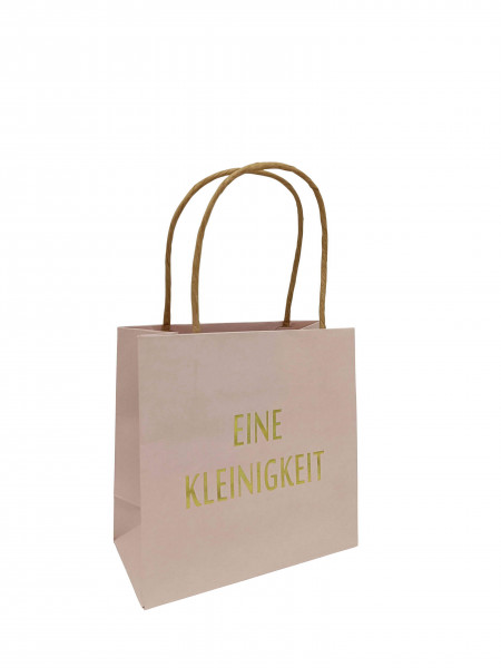 Papier-Tragetasche Eine Kleinigkeit 16/26 cm VE 12 St