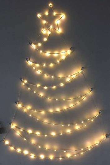 LED Tannenbaum mit Saugnäpfen 84 Lichter