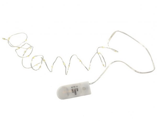 LED Microlichterkette 30 Lichetr 150 cm
